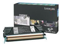 Lexmark C5200KS Toner-Kit schwarz return program, 1.500