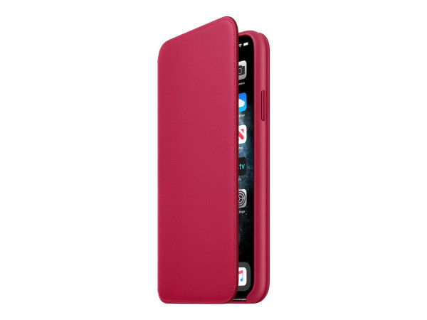 Apple Leder Folio iPhone 11 Pro Max pk | himbeere