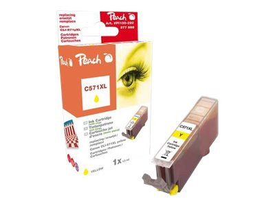 Peach Tinte gelb PI100-292 kompatibel zu Canon CLI-571XL