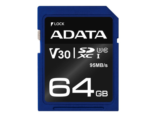 ADATA SD 64GB Premier Pro UHS-I U3 UHS-I (U3),