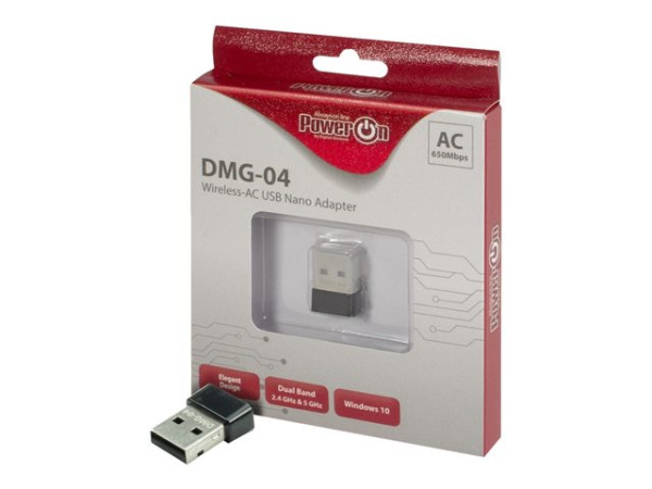 Inter-Tech DMG-04 Wi-Fi 5 USB (650Mbps) |