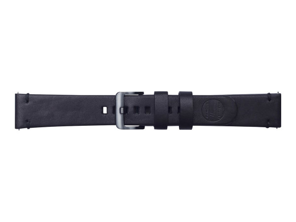 Samsung leather wrist strap 20mm black fÃ¼r Galaxy Watch