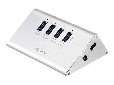 USB HUB Logilink USB 3.0 4Port + 1 Ladeport, aktiv UA0227