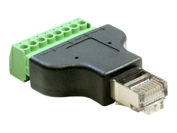 Adapter Delock Terminalblock 8pin -> RJ45 St