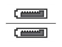 Sharkoon Sata III Kabel 90ø sleeve schwarz, 100 cm SATA