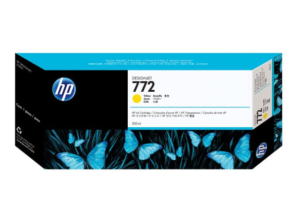 HP CN630A|772 Tintenpatrone gelb, Inhalt 300 ml für