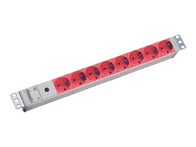 Stromversorgung Bachmann 19"-Steckdosenleiste ALU, 8-fach,