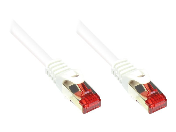 Patchkabel RJ45 S/FTP Cat6 3.00m weiß PIMF