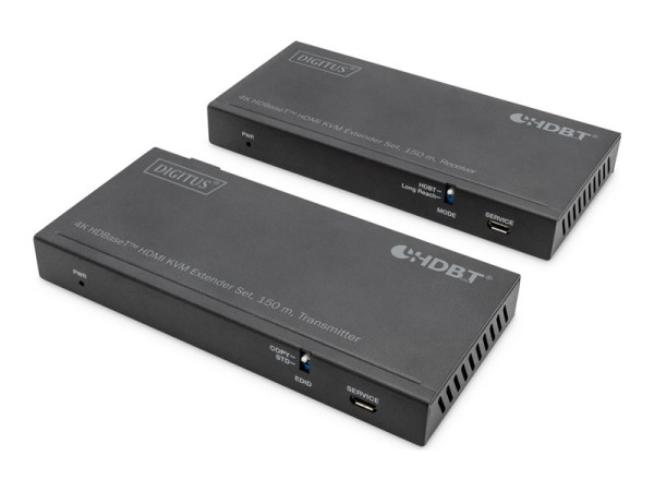 Digitus Digitus 4K HDBaseT? HDMI KVM Extender Set, 150 m