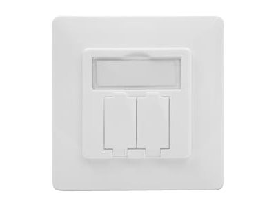 Digitus Frontplatte + Einbaurahmen für Multimedia/Keystone