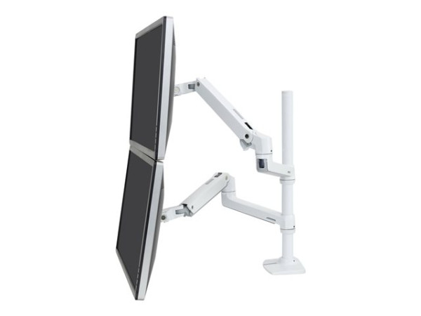 Ergotron LX-Dual-Stacking-Arm wh | weiß