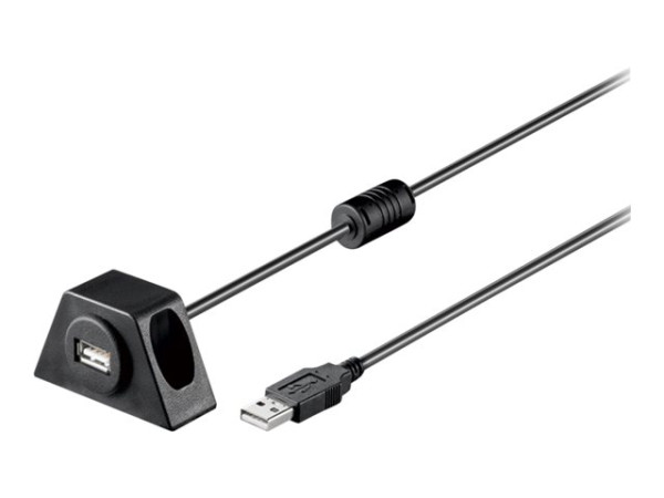 Goobay (ohne Kennzeichnung) USB Verl AA 200 CLIP II SCHWARZ