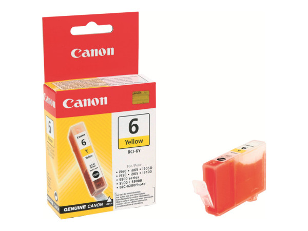 Tinte Canon BCI-6Y Yellow