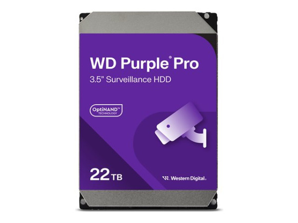 Western Digital 22TB WD221PURP Purple Pro7200 SA3