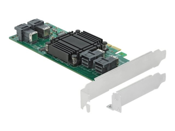 DeLOCK PCIe x8>4xintern SFF-8643 NVMe LP | 90585