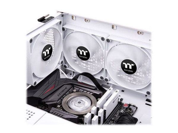 Thermaltake TT CT120 PC Cooling Fan White 2 Pack