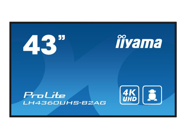 Iiyama LH4360UHS-B2AG, Public Display (schwarz (matt),