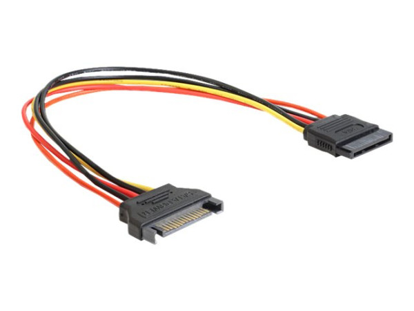 Kabel Delock SATA 15Pin -> SATA 15Pin St/Bu 0.30m