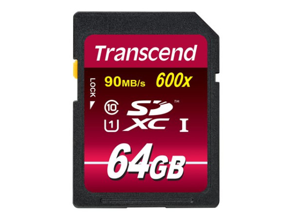 Secure Digital 65536MB 40MB/s Transcend Secure Digital SDXC