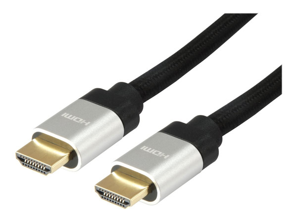 Kabel Equip HDMI UHS E.Gewebe 2.1 A-A St/St 3.0m 8K60Hz HDR