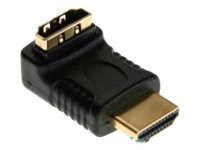 InLine« HDMI Adapter, Stecker / Buchse, gewinkelt oben,