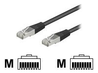 Kabel Patchkabel RJ45 5m CAT5e schwarz F/UTP