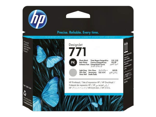 HP CE020A|771 Druckkopf schwarz /grau hell für DesignJet Z