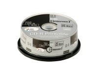 Speichermedien Intenso CD-R 700 MB printable inkjet, 25er