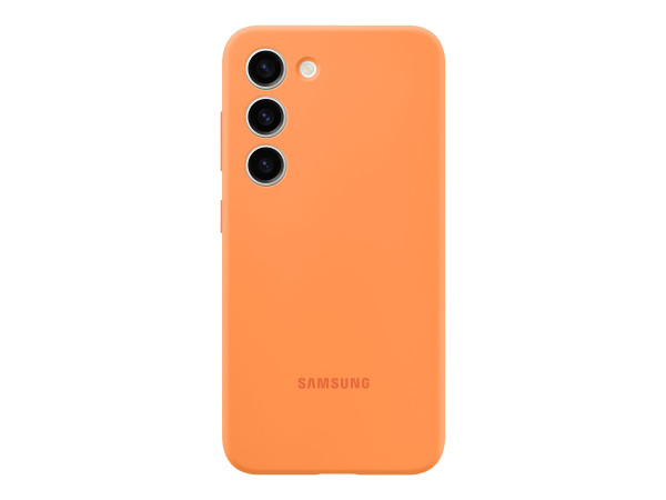 Samsung Sam Silicone Case f. Galaxy S23 og orange