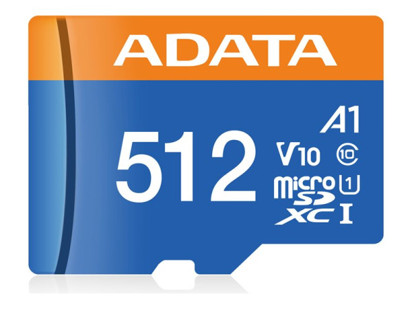 ADATA Premier 512GB microSDXC (UHS-I U1, Class 10, V10, A1)