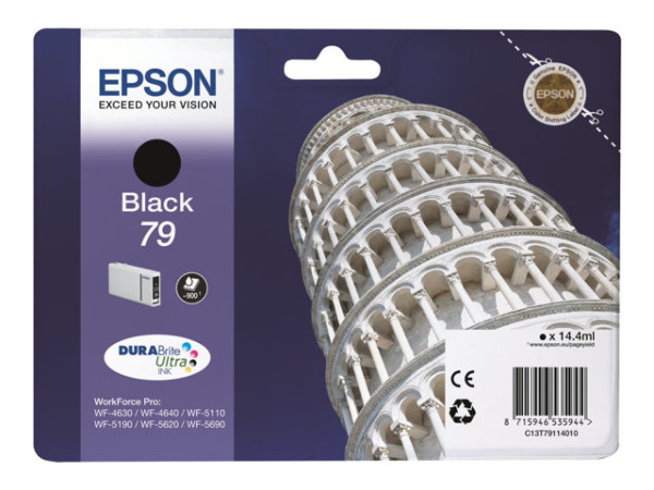 Epson Tinte schwarz 79 C13T79114010 für Epson-Drucker