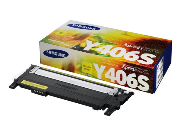 Samsung Toner YE CLT-Y406S Retail Toner Gelb 1000
