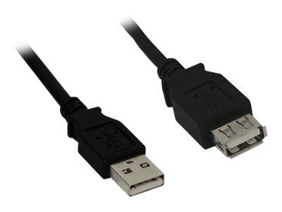 Kabel USB St."A"=>Bu."A" 1,0m Verlängerung USB 2.0 Inline