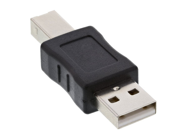 InLineÂ® USB 2.0 Adapter, Stecker A auf Stecker B