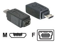 Adapter DeLock USB Adapter 5 polig Typ B -> Mini USB Typ B