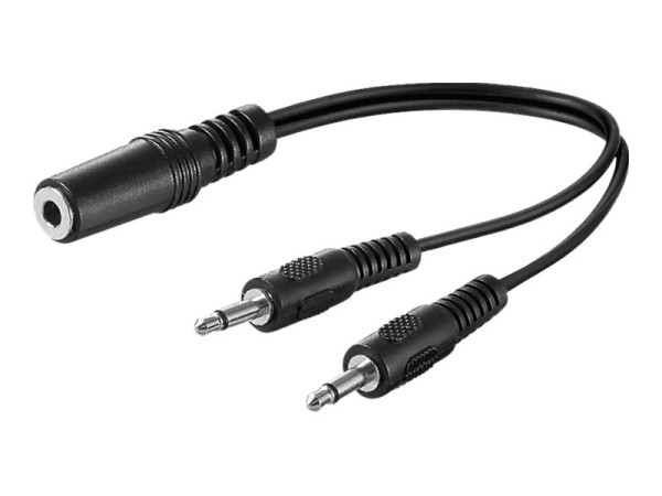 Goobay AVK 325-0020 0.2m Audio-Video-Kabel 0,2 m 2x3