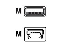 USB-Kabel Equip USB2.0 Typ A -> Typ B mini 5pol St/St 1,80m