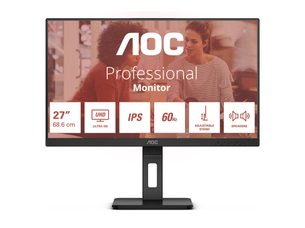 AOC U27E3UF (69 cm (27 Zoll), schwarz, UHD, HDMI,