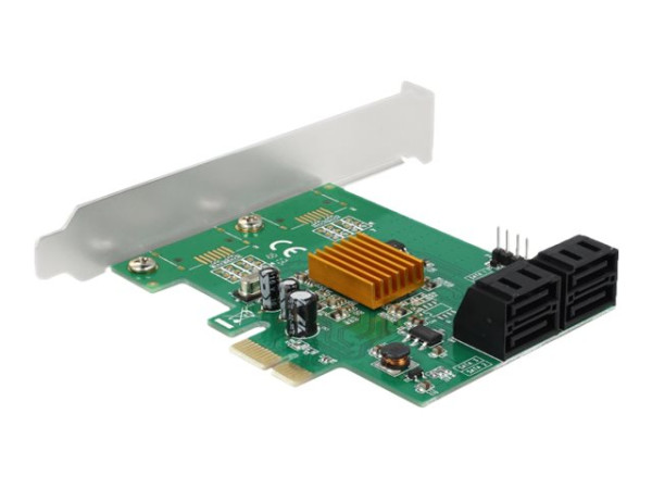 DeLOCK 4Port SATA PCIe Serial-ATA intern: 4x