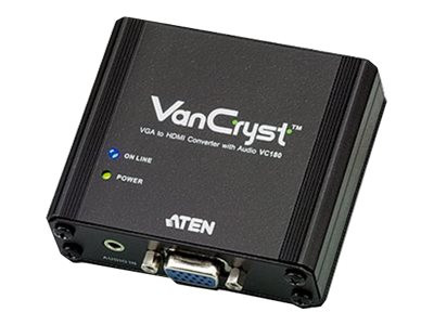 VGA/DVI-Adapter VGA/3,5-mm-Audio - HDMI Konverter ATEN VC180