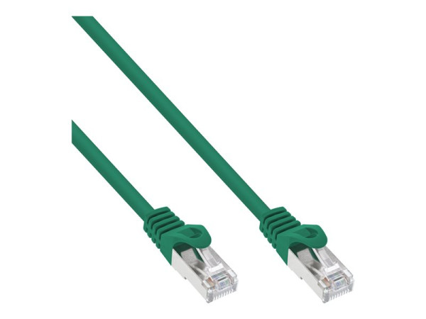 Patchkabel, SF/UTP, Cat.5e, grün, 3,00m RJ45 (Inline)