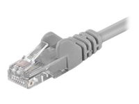 Patchkabel RJ45 U/UTP Cat5e 5,00m grau