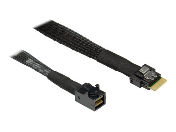 Inter-Tech Kabel SFF 8654-4i > SFF 8643 (schwarz, 0,7