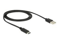 DeLOCK Delock USB 2.0 C>A St/St 1m bk, Kabel schwarz