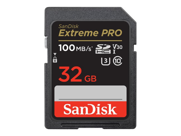 Sandisk SD 32GB eXtremePro UHSI 90MB/s SDK schwarz,