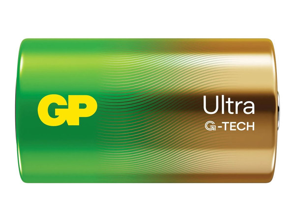 GP Batteries Ultra Alkaline Batterie D Mono Longlife, LR20,