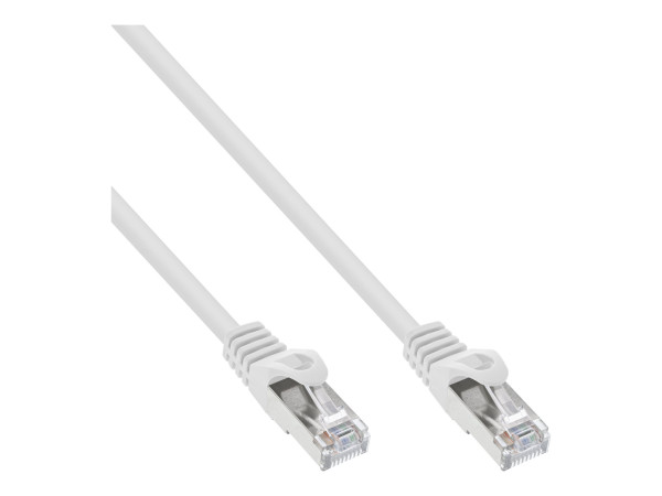 Patchkabel, SF/UTP, Cat.5e, weiß, 5,00m RJ45 (Inline)