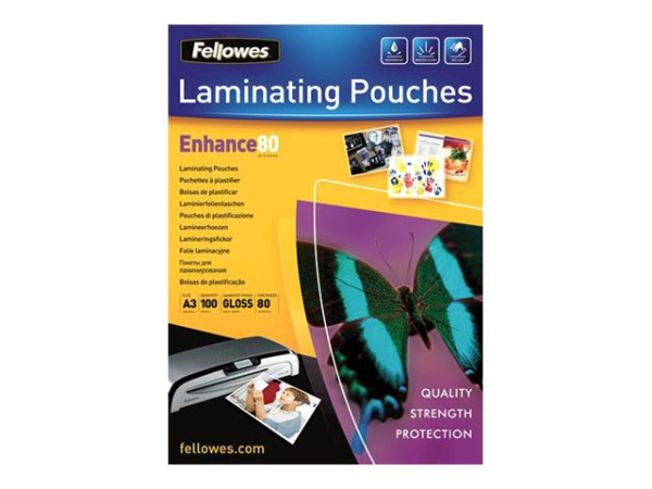 Laminierfolie Fellowes Capture A3 80 Mikron 100er Pack