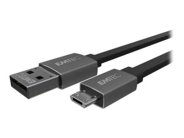 Emtec Micro USB Kabel T700 1.2m schwarz, 1,2