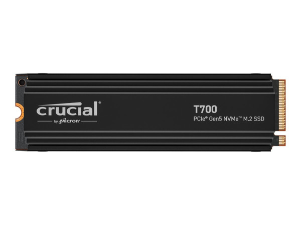 Crucial T700 4 TB (schwarz, PCIe 5.0 x4, NVMe 2.0, M.2